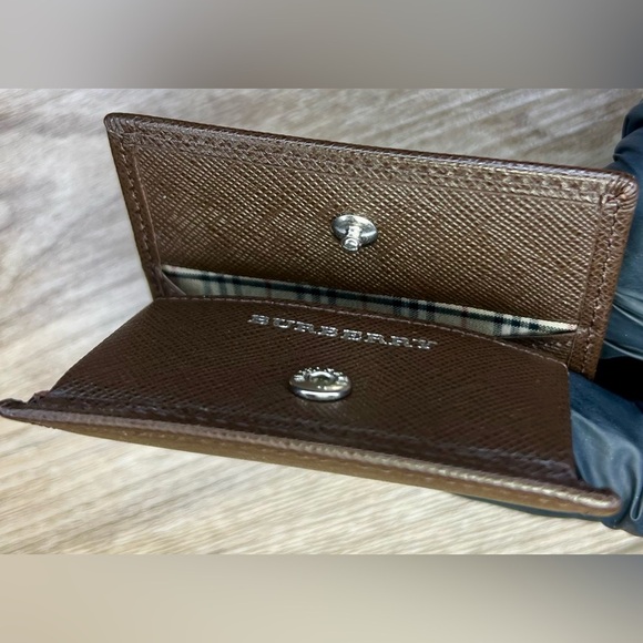 🔥 Burberry 🔥 Leather Coin Wallet - EUC - Picture 5 of 12